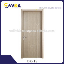 Nouveau matériau Bois en plastique composite WPC Intérieur Bois Chine Porte